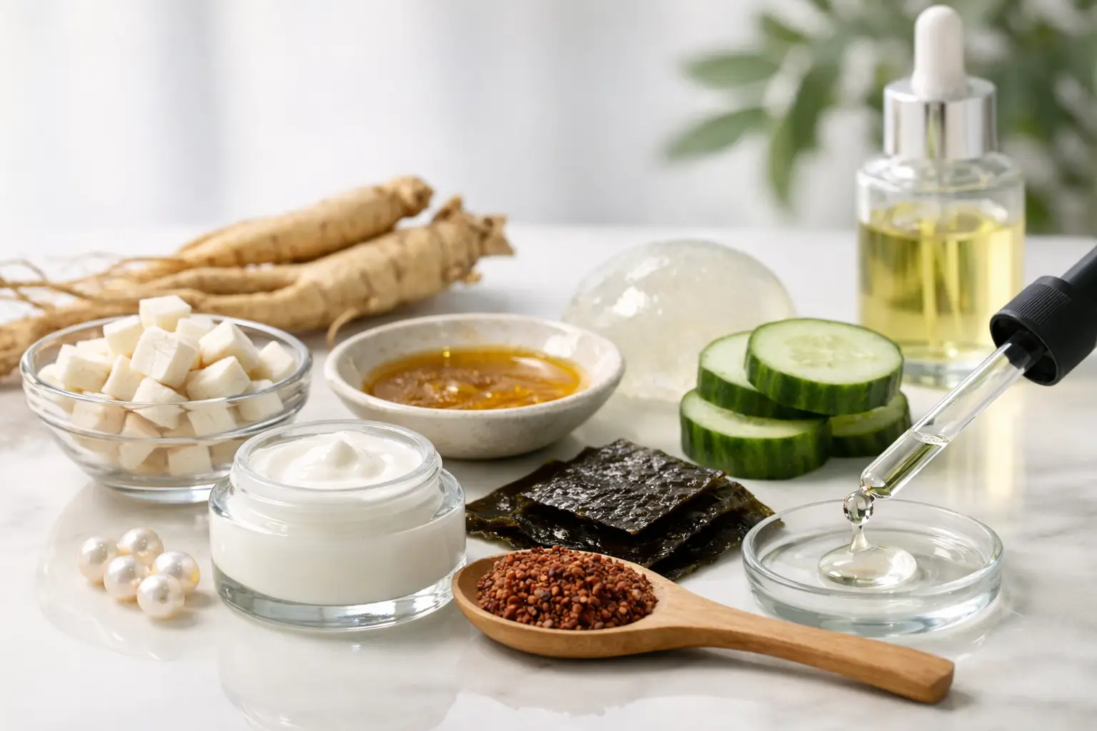 Guida ingredienti coreani antiage