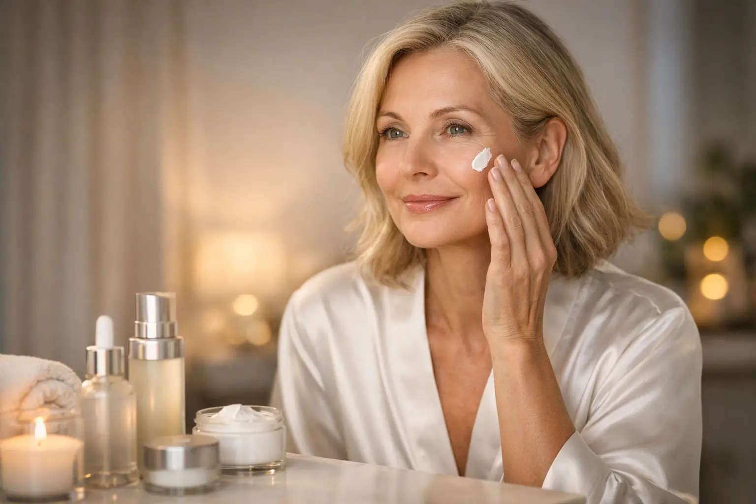 Ordine skincare serale over 40: guida semplice