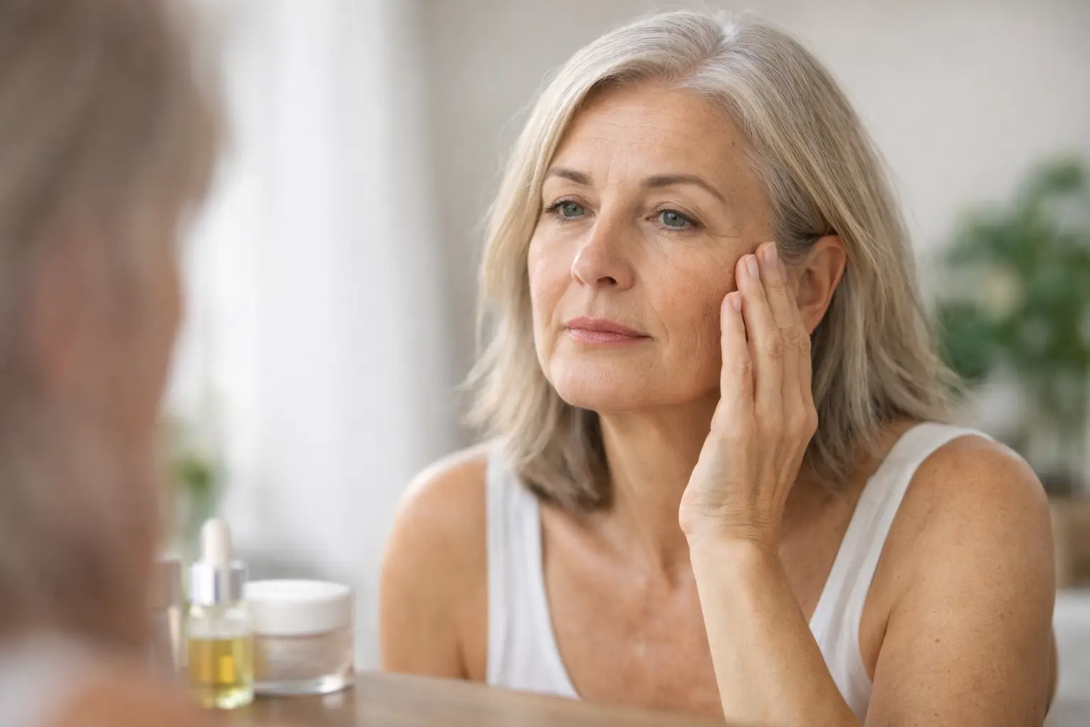 Pelle spenta dopo menopausa: cosa fare