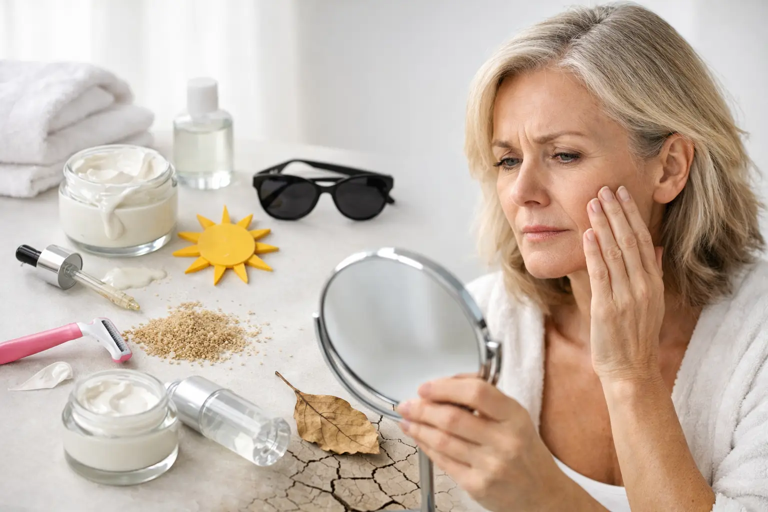 7 errori skincare pelle matura da evitare