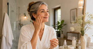 Routine skincare mattutina over 45