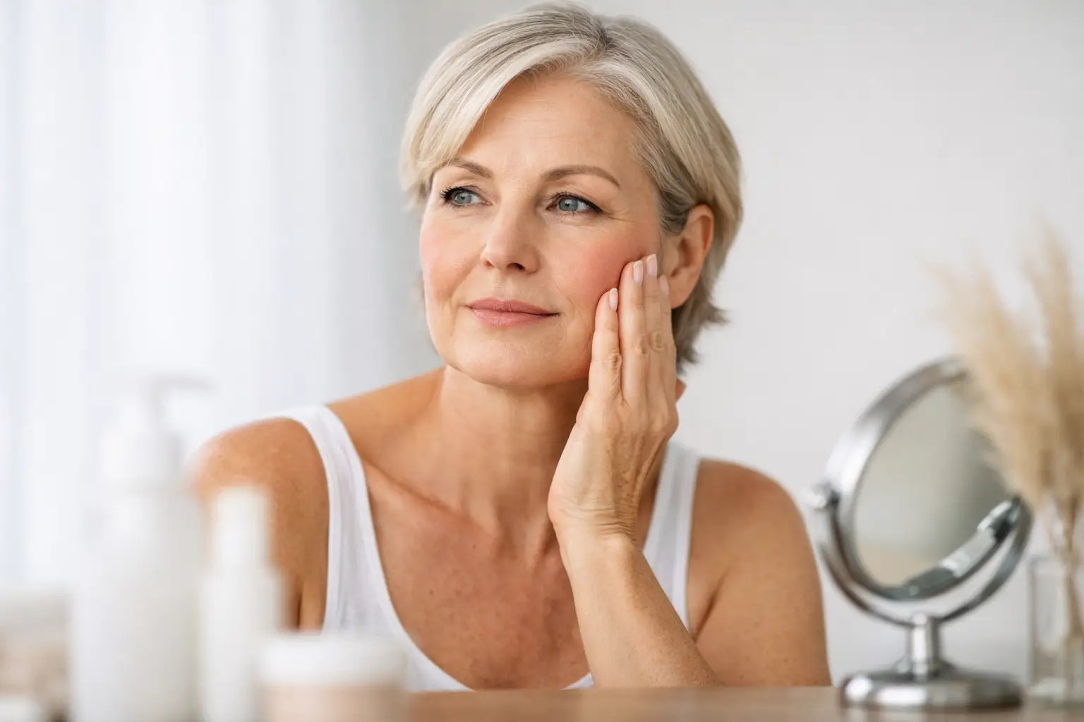 Pelle sensibile in menopausa: cosa fare davvero