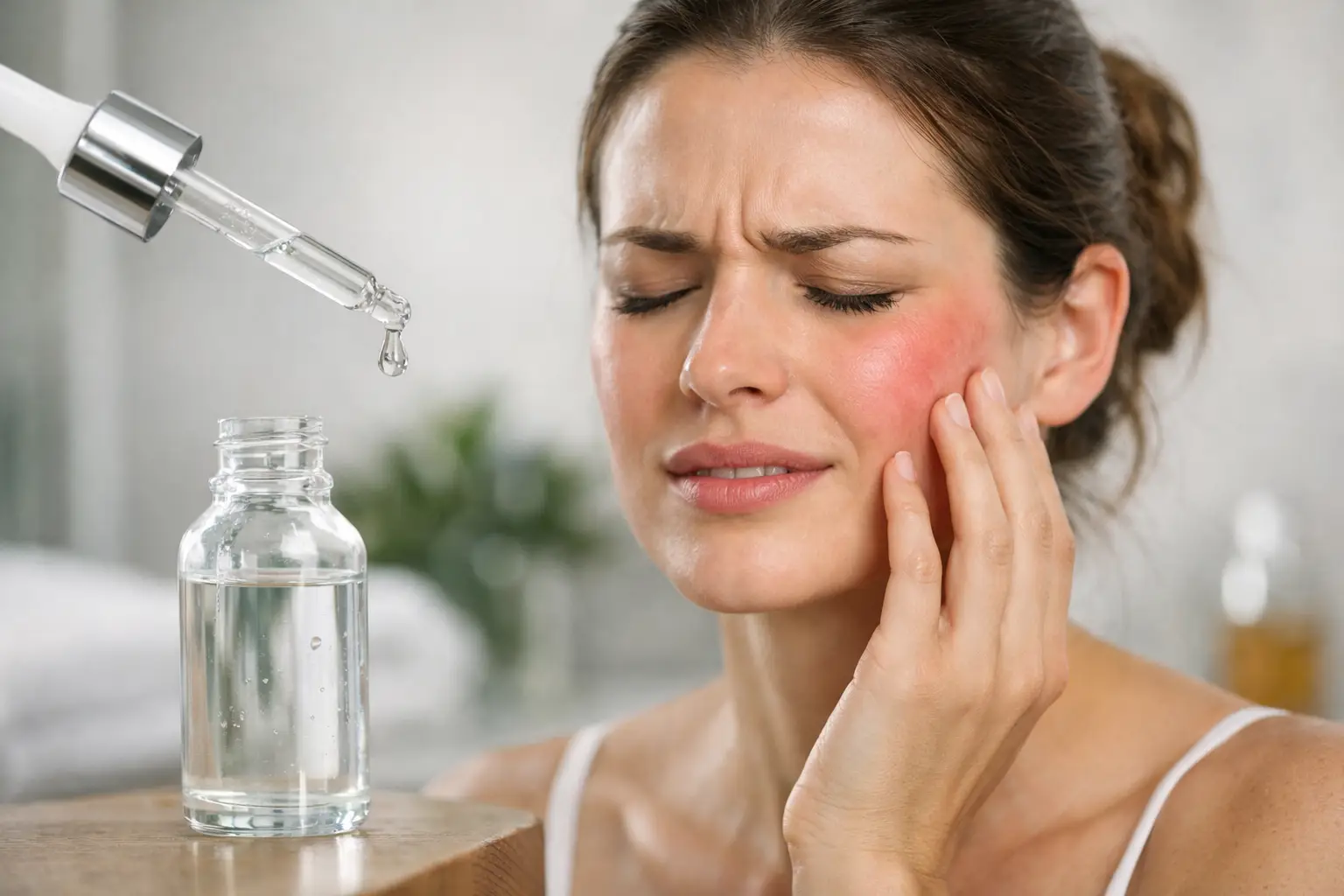 Perché la pelle brucia dopo il siero viso?