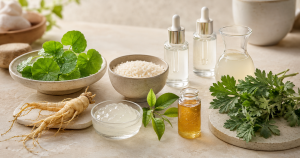 Ingredienti di sieri e cosmetici coreani
