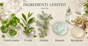 Ingredienti lenitivi anti-age skincare coreana
