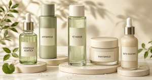 Prodotti con ingedienti lenitivi anti-age coreani