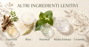 Ingredienti lenitivi anti-age skincare coreana
