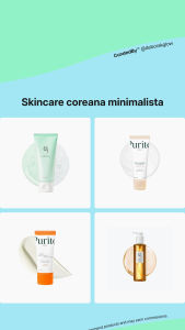 Skincare coreana minima